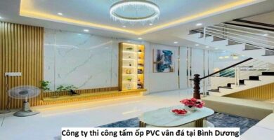Công ty thi công tấm ốp PVC vân đá tại Bình Dương