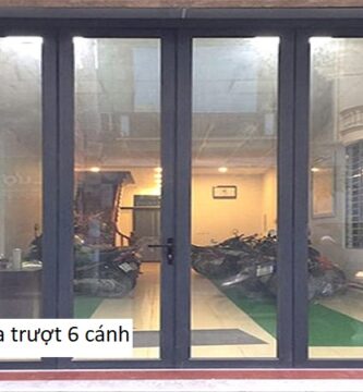 Cửa trượt 6 cánh