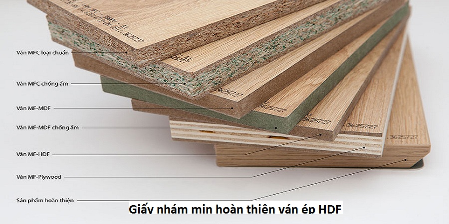 Giấy nhám mịn hoàn thiện ván ép HDF