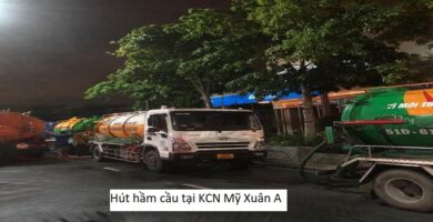 Hút hầm cầu tại KCN Mỹ Xuân A