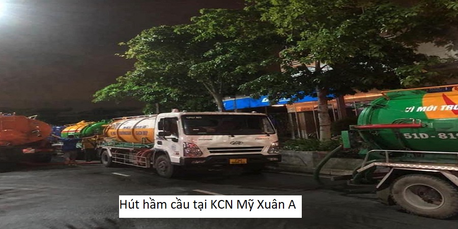 Hút hầm cầu tại KCN Mỹ Xuân A