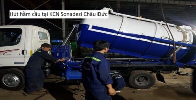 Hút hầm cầu tại KCN Sonadezi Châu Đức
