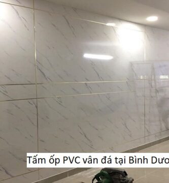 Tấm ốp PVC vân đá tại Bình Dương