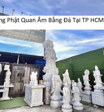 Tượng Phật Quan Âm Bằng Đá Tại TP HCM