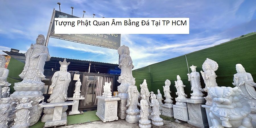 Tượng Phật Quan Âm Bằng Đá Tại TP HCM