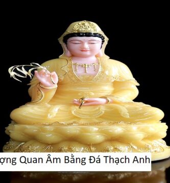 Tượng Quan Âm Bằng Đá Thạch Anh