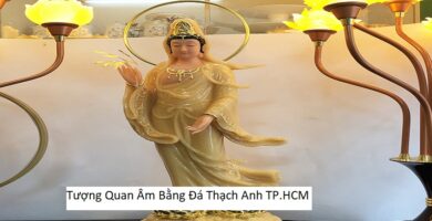 Tượng Quan Âm Bằng Đá Thạch Anh TP.HCM